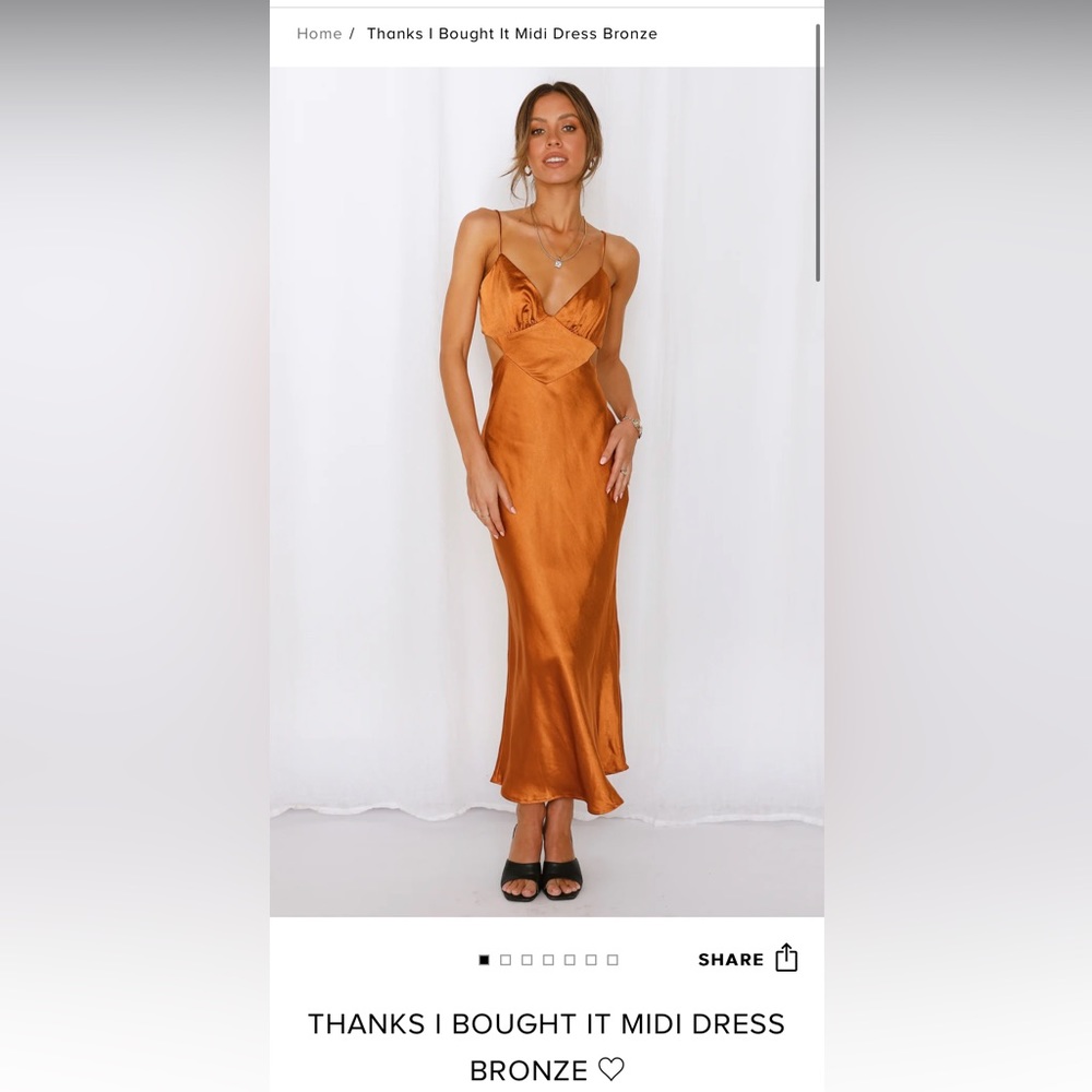 Hello Molly - “Thanks I Bought It Midi” Dress Size Small (US 4)